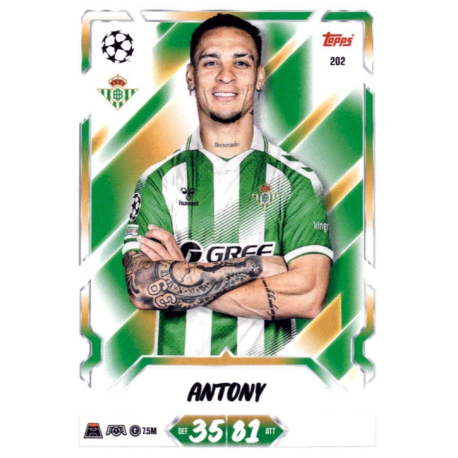 Compra Antony Real Betis Topps UEFA Champions League Match Attax 2026-27