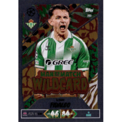 Añade a tu colección Álvaro Fidalgo Man of the Match Wildcard Topps Match Attax UCC 2026-27