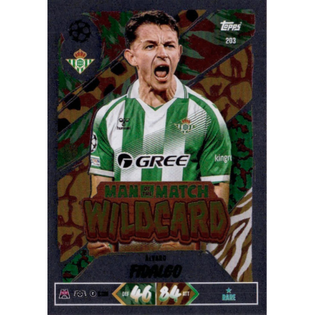 Añade a tu colección Álvaro Fidalgo Man of the Match Wildcard Topps Match Attax UCC 2026-27