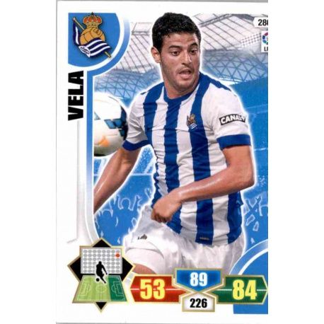 Vela Real Sociedad 280 Adrenalyn XL La Liga 2013-14