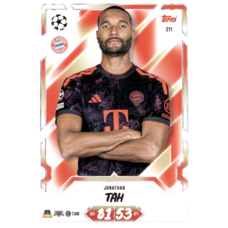 Find and Buy Cards Jonathan Tah Bayern München Topps Match Attax UCC 2026-27