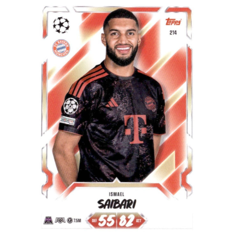Find and Buy Cards Ismael Saibari Bayern München Topps Match Attax UCC 2026-27