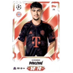 Colecciona Aleksandar Pavlović Bayern München Topps UEFA Champions League Match Attax 2026-27