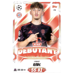 Consigue ahora Lennart Karl Attax Debutant Topps Match Attax UCC 2026-27