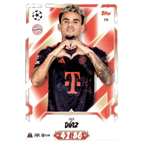 Consigue ahora Luis Díaz Bayern München Topps Match Attax Champions League 2026-27