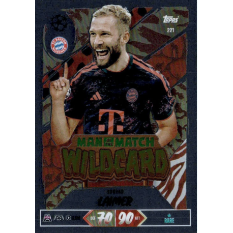 Consigue Konrad Laimer Man of the Match Wildcard Topps UCC Match Attax 2026-27