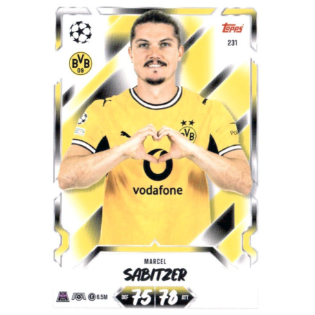 Find and Buy Cards Marcel Sabitzer Borussia Dortmund Topps Match Attax 2026-27