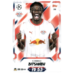 Colecciona El Chadaille Bitshiabu RB Leipzig Topps UEFA Champions League Match Attax 2026-27