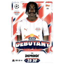 Completa tu colección Yan Diomande Attax Debutant Topps Match Attax Champions League 2026-27