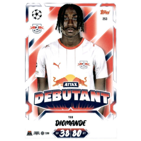 Get it now Yan Diomande Attax Debutant Match Attax Champions League 2026-27