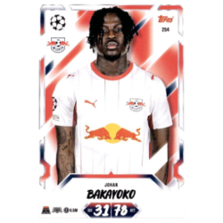 Busca y compra Johan Bakayoko RB Leipzig Match Attax Champions League 2026-27