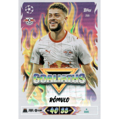 Get yours Rômulo Goaliaths Topps Match Attax UCC 2026-27
