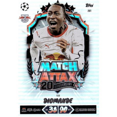 Añade a tu colección Yan Diomande Match Attax 20th Anniversary Topps Match Attax Champions League 2026-27
