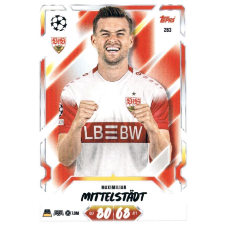 Hazte con Maximilian Mittelstädt VfB Stuttgart Topps UEFA Match Attax 2026-27