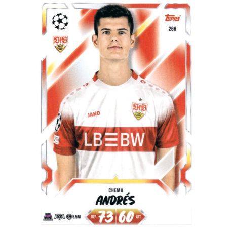 Añade a tu colección Chema Andrés VfB Stuttgart Topps Match Attax UCC 2026-27