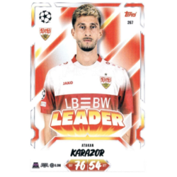 Completa tu colección Atakan Karazor Leader Topps Match Attax UCC 2026-27