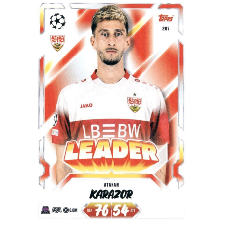 Get it now Atakan Karazor Leader Match Attax 2026-27