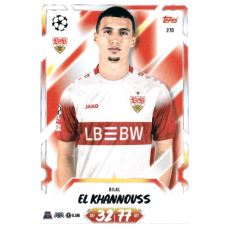 Compra Bilal El Khannouss VfB Stuttgart Topps Match Attax 2026-27
