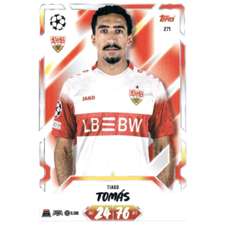 Consigue Tiago Tomás VfB Stuttgart Topps UCC Match Attax 2026-27