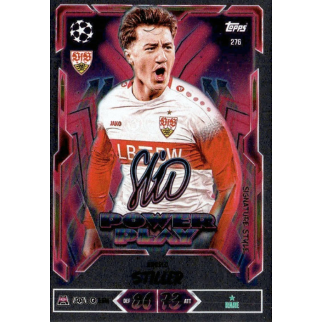 Complete your collection Angelo Stiller Power Play Signature Style Topps Match Attax UCC 2026-27