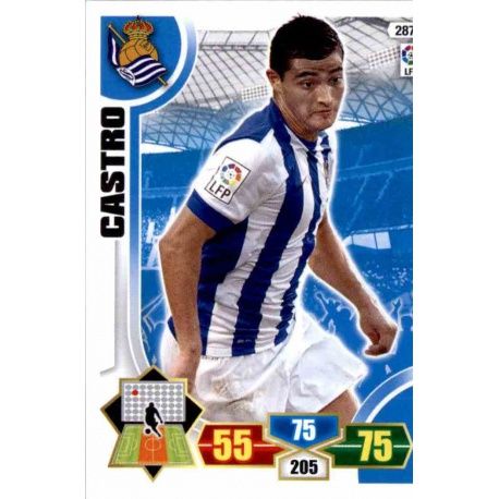 Castro Real Sociedad 287 Adrenalyn XL La Liga 2013-14