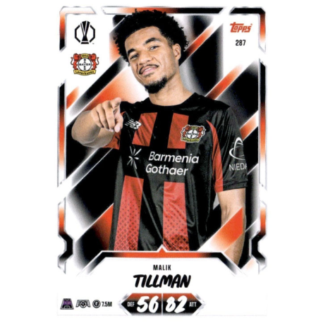 Añade a tu colección Malik Tillman Bayer 04 Leverkusen Topps UEFA Champions League Match Attax 2026-27