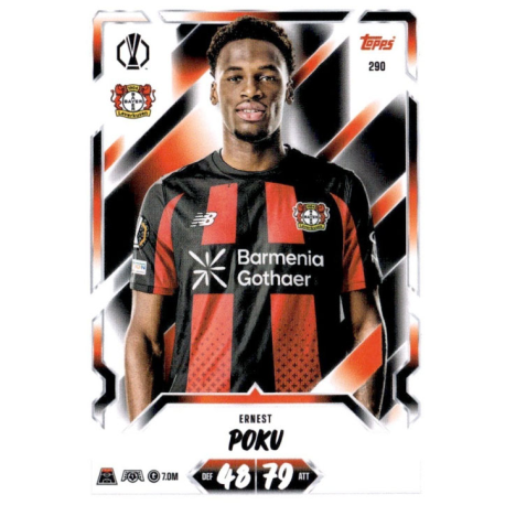 Busca y compra Ernest Poku Bayer 04 Leverkusen Topps Match Attax UCC 2026-27
