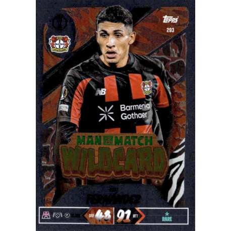 Colecciona Equi Fernández Man of the Match Wildcard Match Attax 2026-27