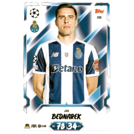 Find Jan Bednarek FC Porto Match Attax 2026-27
