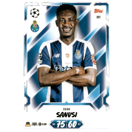 Completa tu colección Zaidu Sanusi FC Porto Topps UCC Match Attax 2026-27