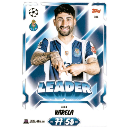 Collect Alan Varela Leader Match Attax Champions League 2026-27