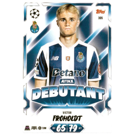Compra online Victor Froholdt Attax Debutant Topps Match Attax 2026-27