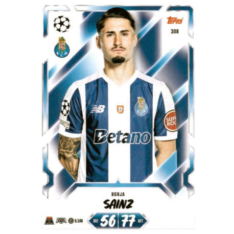 Complete your collection Borja Sainz FC Porto Match Attax Champions League 2026-27