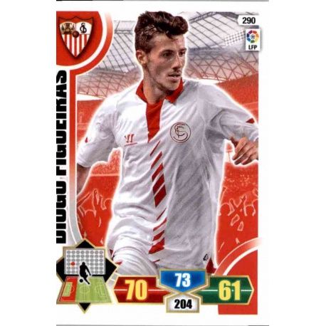 Diogo Figueiras Sevilla 290 Adrenalyn XL La Liga 2013-14