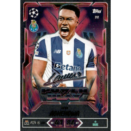 Colecciona Samu Aghehowa Power Play Signature Style Topps Match Attax 2026-27