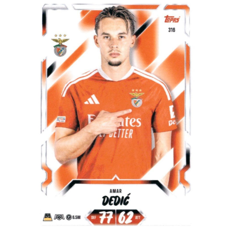 Buy Cards Amar Dedić SL Benfica Match Attax Champions League 2026-27