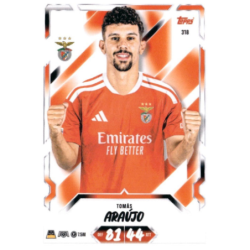 Colecciona Tomás Araújo SL Benfica Topps UEFA Match Attax 2026-27