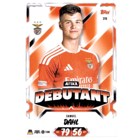 Buy Cards online Samuel Dahl Attax Debutant Topps UEFA Champions League Match Attax 2026-27