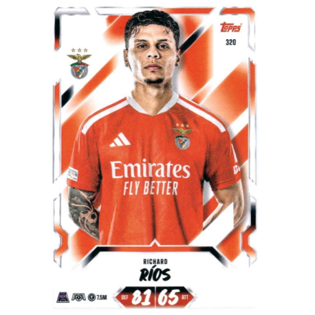 Collect Richard Ríos SL Benfica Match Attax 2026-27