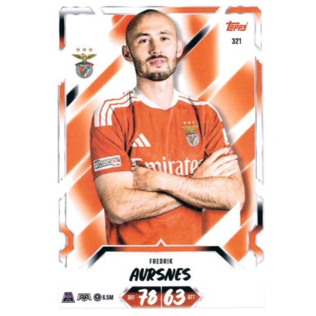 Busca y compra Fredrik Aursnes SL Benfica Topps Match Attax 2026-27