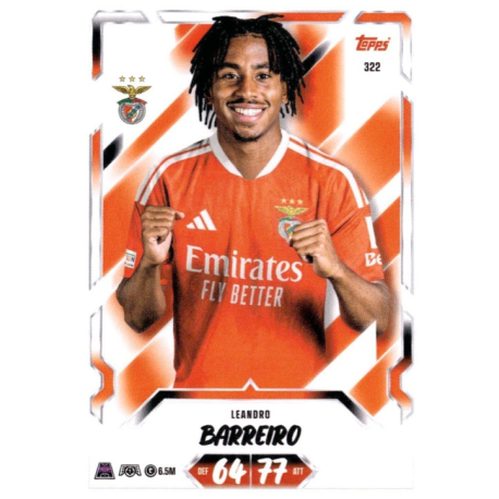 Compra online Leandro Barreiro SL Benfica Topps UEFA Match Attax 2026-27
