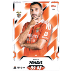 Find and Buy Cards Vangelis Pavlidis SL Benfica Match Attax 2026-27