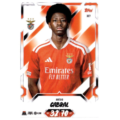 Get yours Anísio Cabral SL Benfica Topps Match Attax 2026-27