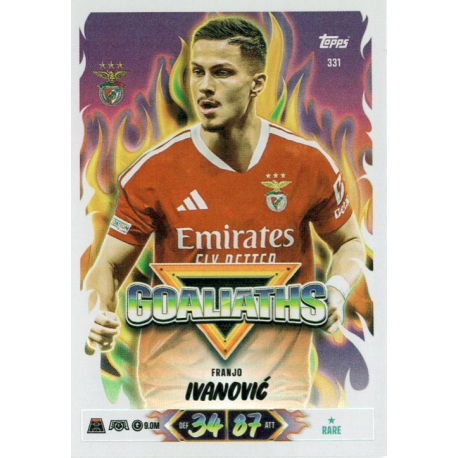 Consigue ahora Franjo Ivanović Goaliaths Topps UCC Match Attax 2026-27