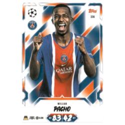 Collect Willian Pacho PSG Topps Match Attax 2026-27