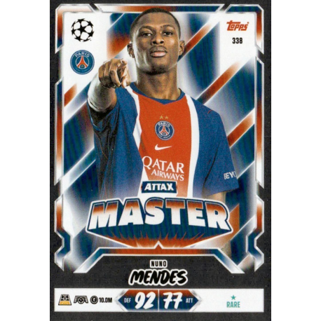 Compra Nuno Mendes Attax Master Topps Match Attax Champions League 2026-27