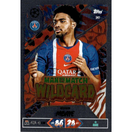 Completa tu colección Ibrahim Mbaye Man of the Match Wildcard Match Attax Champions League 2026-27