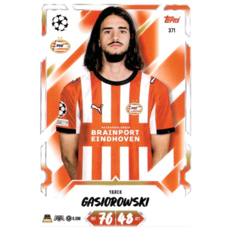 Collect Yarek Gasiorowski PSV Eindhoven Match Attax 2026-27