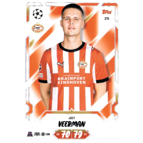 Añade a tu colección Joey Veerman PSV Eindhoven Topps UEFA Champions League Match Attax 2026-27
