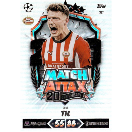 Compra Guus Til Match Attax 20th Anniversary Match Attax Champions League 2026-27